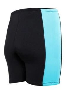Two Bare Feet Womens Harmony 3mm Wetsuit Shorts (Black/Mint) -Ocean Glide Ready harmony shorts black mint 6