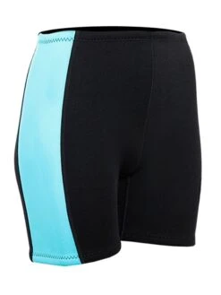 Two Bare Feet Womens Harmony 3mm Wetsuit Shorts (Black/Mint) -Ocean Glide Ready harmony shorts black mint 8