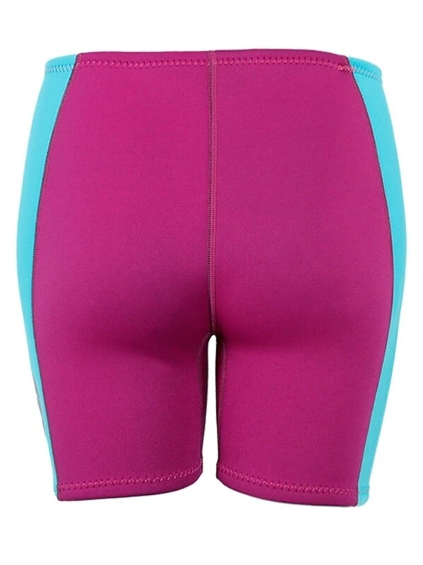 Two Bare Feet Womens Harmony 3mm Wetsuit Shorts (Raspberry / Aqua) 5 Two Bare Feet Womens Harmony 3mm Wetsuit Shorts (Raspberry / Aqua) - Image 5