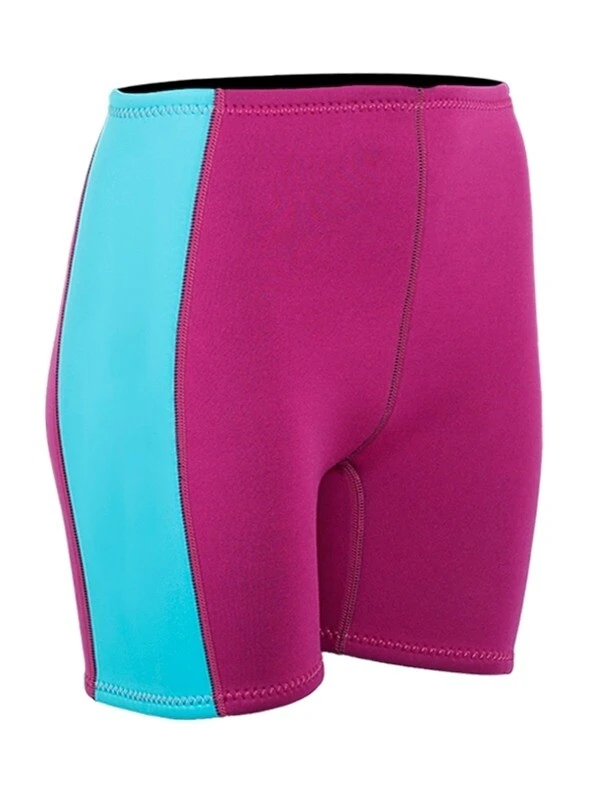Two Bare Feet Womens Harmony 3mm Wetsuit Shorts (Raspberry / Aqua) 8 Two Bare Feet Womens Harmony 3mm Wetsuit Shorts (Raspberry / Aqua) - Image 8