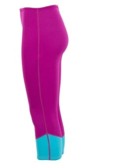 Two Bare Feet Womens Harmony 3mm Capri Wetsuit Pants (Raspberry / Aqua) -Ocean Glide Ready harmony capri pants mint raspberry 3