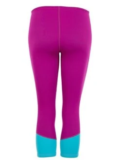 Two Bare Feet Womens Harmony 3mm Capri Wetsuit Pants (Raspberry / Aqua) -Ocean Glide Ready harmony capri pants mint raspberry 5