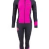 Two Bare Feet Harmony 3mm Jacket & Capri Pants Set (Black/Raspberry)
