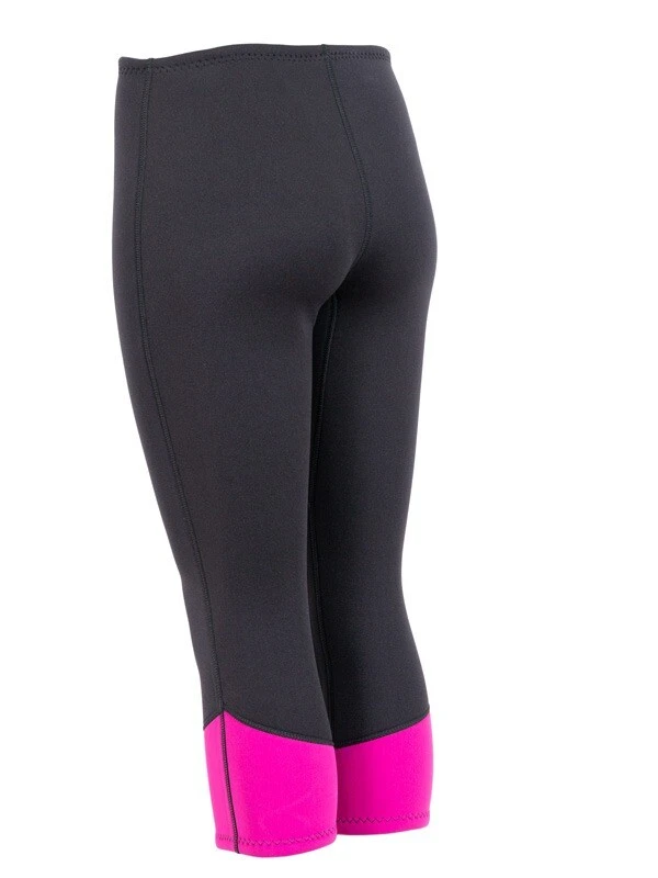 Two Bare Feet Harmony 3mm Jacket & Capri Pants Set (Black/Raspberry) 5 Two Bare Feet Harmony 3mm Jacket & Capri Pants Set (Black/Raspberry) - Image 5