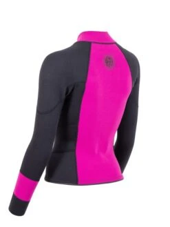 Two Bare Feet Womens Harmony 3mm Long Sleeve Wetsuit Jacket (Raspberry / Black) 11 Two Bare Feet Womens Harmony 3mm Long Sleeve Wetsuit Jacket (Raspberry / Black) -Ocean Glide Ready harmony jacket raspberry 4 1