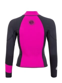 Two Bare Feet Womens Harmony 3mm Long Sleeve Wetsuit Jacket (Raspberry / Black) 12 Two Bare Feet Womens Harmony 3mm Long Sleeve Wetsuit Jacket (Raspberry / Black) -Ocean Glide Ready harmony jacket raspberry 5 1