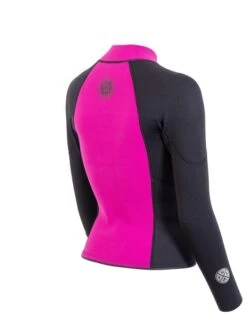 Two Bare Feet Womens Harmony 3mm Long Sleeve Wetsuit Jacket (Raspberry / Black) 13 Two Bare Feet Womens Harmony 3mm Long Sleeve Wetsuit Jacket (Raspberry / Black) -Ocean Glide Ready harmony jacket raspberry 6 1