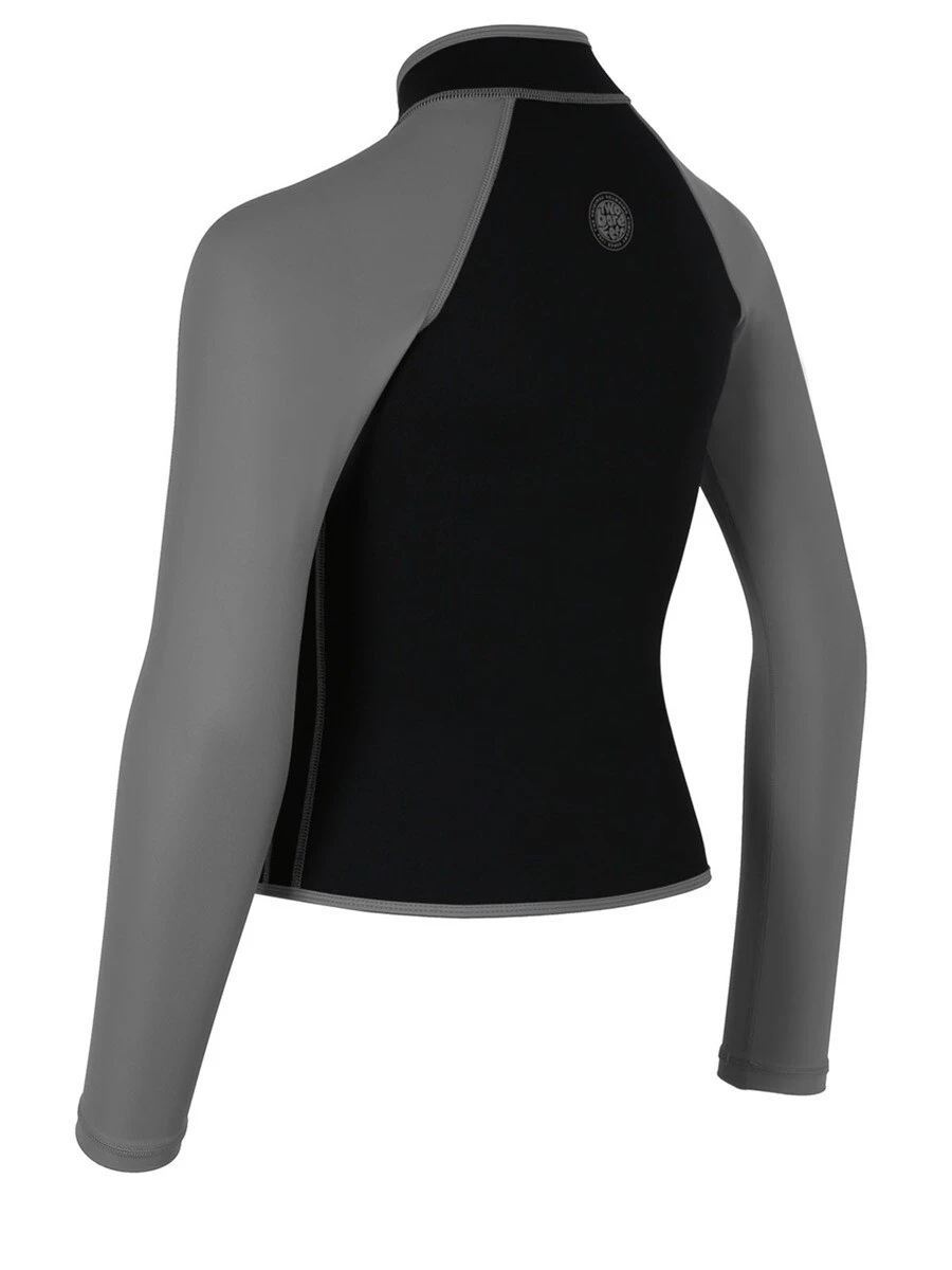 Two Bare Feet Mens Heritage Pursuit 3mm Wetsuit Jacket (Grey / Black) 4 Two Bare Feet Mens Heritage Pursuit 3mm Wetsuit Jacket (Grey / Black) - Image 4