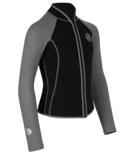 Two Bare Feet Mens Heritage Pursuit 3mm Wetsuit Jacket (Grey / Black) 15 Two Bare Feet Mens Heritage Pursuit 3mm Wetsuit Jacket (Grey / Black) -Ocean Glide Ready junior heritage pursuit wetsuit jacked grey.black 8
