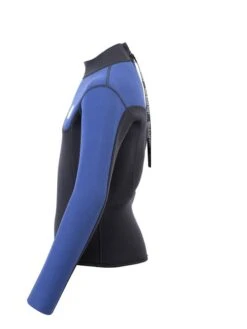 Two Bare Feet Junior Aspect 2.5mm Back Zip Jacket (Black/Blue) 10 Two Bare Feet Junior Aspect 2.5mm Back Zip Jacket (Black/Blue) -Ocean Glide Ready kids aspect back zip jacket black blue denim 3