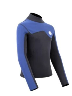 Two Bare Feet Junior Aspect 2.5mm Back Zip Jacket (Black/Blue) 15 Two Bare Feet Junior Aspect 2.5mm Back Zip Jacket (Black/Blue) -Ocean Glide Ready kids aspect back zip jacket black blue denim 8