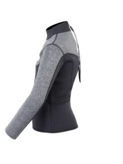 Two Bare Feet Junior Aspect 2.5mm Back Zip Jacket (Black/Grey) -Ocean Glide Ready kids aspect back zip jacket black delta 3