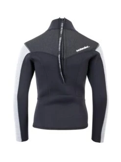 Two Bare Feet Junior Aspect 2.5mm Back Zip Jacket (Black/Grey/Grey) -Ocean Glide Ready kids aspect back zip jacket black grey grey 5