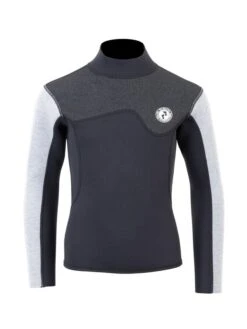 Two Bare Feet Junior Aspect 2.5mm Back Zip Jacket & Pants Set (Black/Grey/Grey) -Ocean Glide Ready kids aspect back zip jacket black grey grey vista pants 5