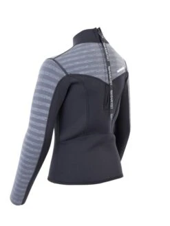 Two Bare Feet Junior Aspect 2.5mm Back Zip Jacket (Black/Grey Stripe) -Ocean Glide Ready kids aspect back zip jacket black grey stripe 4
