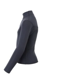 Two Bare Feet Junior Aspect Fleece Lined Zipless Thermal 2.5mm Superstretch Wetsuit Top (Black) -Ocean Glide Ready kids aspect fleece lined thermal top black 3