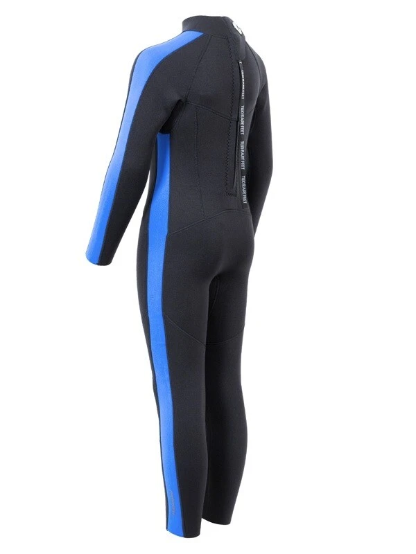 Two Bare Feet Flare 2.5mm Junior Superstretch Wetsuit (Blue) 4 Two Bare Feet Flare 2.5mm Junior Superstretch Wetsuit (Blue) - Image 4
