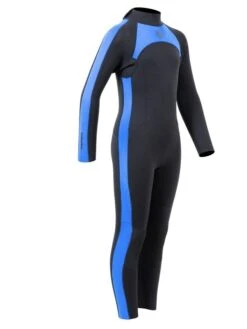 Two Bare Feet Flare 2.5mm Junior Superstretch Wetsuit (Blue) 16 Two Bare Feet Flare 2.5mm Junior Superstretch Wetsuit (Blue) -Ocean Glide Ready kids flare full blue 8 2