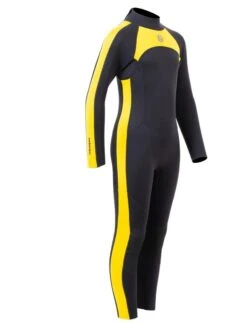 Two Bare Feet Flare 2.5mm Junior Superstretch Wetsuit (Yellow) -Ocean Glide Ready kids flare full yellow 8