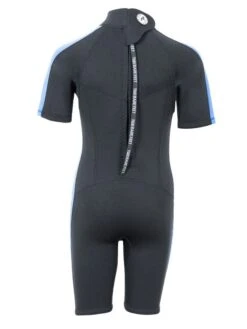 Two Bare Feet Flare 2.5mm Junior Superstretch Shorty Wetsuit (Blue) 13 Two Bare Feet Flare 2.5mm Junior Superstretch Shorty Wetsuit (Blue) -Ocean Glide Ready kids flare shorty blue 5