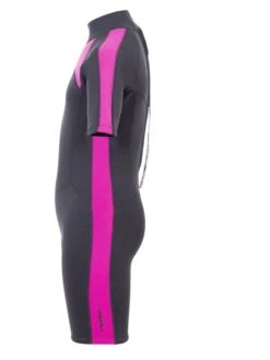 Two Bare Feet Flare 2.5mm Junior Shorty Superstretch Wetsuit (Raspberry) 11 Two Bare Feet Flare 2.5mm Junior Shorty Superstretch Wetsuit (Raspberry) -Ocean Glide Ready kids flare shorty rasberry 3