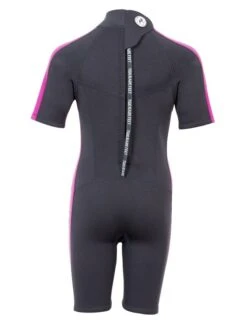 Two Bare Feet Flare 2.5mm Junior Shorty Superstretch Wetsuit (Raspberry) 13 Two Bare Feet Flare 2.5mm Junior Shorty Superstretch Wetsuit (Raspberry) -Ocean Glide Ready kids flare shorty rasberry 5