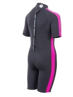 Two Bare Feet Flare 2.5mm Junior Shorty Superstretch Wetsuit (Raspberry) 14 Two Bare Feet Flare 2.5mm Junior Shorty Superstretch Wetsuit (Raspberry) -Ocean Glide Ready kids flare shorty rasberry 6
