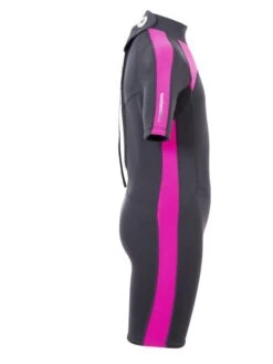 Two Bare Feet Flare 2.5mm Junior Shorty Superstretch Wetsuit (Raspberry) 15 Two Bare Feet Flare 2.5mm Junior Shorty Superstretch Wetsuit (Raspberry) -Ocean Glide Ready kids flare shorty rasberry 7