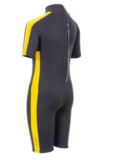 Two Bare Feet Flare 2.5mm Junior Shorty Superstretch Wetsuit (Yellow) 12 Two Bare Feet Flare 2.5mm Junior Shorty Superstretch Wetsuit (Yellow) -Ocean Glide Ready kids flare shorty yellow 4