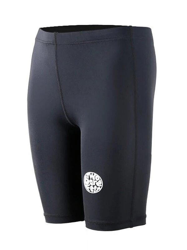 Two Bare Feet Junior Lycra Swimming Shorts (Black) 2 Two Bare Feet Junior Lycra Swimming Shorts (Black) - Image 2