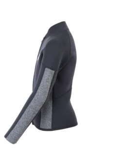 Two Bare Feet Junior Perspective Full Zip 2.5mm Wetsuit Jacket (Black/Grey) -Ocean Glide Ready kids perspective full zip jacket black delta 3