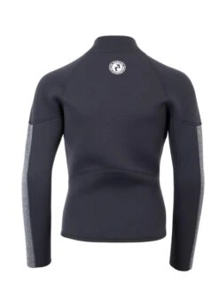 Two Bare Feet Junior Perspective Full Zip 2.5mm Wetsuit Jacket (Black/Grey) -Ocean Glide Ready kids perspective full zip jacket black delta 5