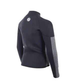 Two Bare Feet Junior Perspective Full Zip 2.5mm Wetsuit Jacket (Black/Grey) -Ocean Glide Ready kids perspective full zip jacket black delta 6