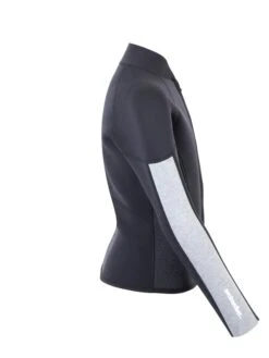 Two Bare Feet Junior Perspective Full Zip 2.5mm Wetsuit Jacket (Black/Grey/Grey) -Ocean Glide Ready kids perspective full zip jacket black grey grey 7