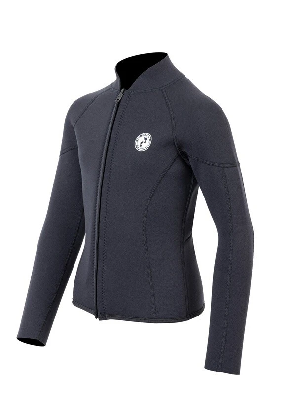 Two Bare Feet Junior Perspective Full Zip 2.5mm Wetsuit Jacket (Black) 2 Two Bare Feet Junior Perspective Full Zip 2.5mm Wetsuit Jacket (Black) - Image 2