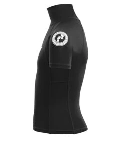 Two Bare Feet Junior "Logo" Short Sleeve Rash Vest (Black) -Ocean Glide Ready kids short sleeve black 3