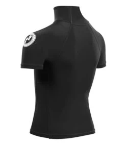 Two Bare Feet Junior "Logo" Short Sleeve Rash Vest (Black) -Ocean Glide Ready kids short sleeve black 4