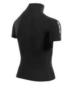 Two Bare Feet Junior "Logo" Short Sleeve Rash Vest (Black) -Ocean Glide Ready kids short sleeve black 6