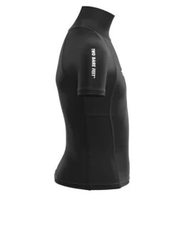 Two Bare Feet Junior "Logo" Short Sleeve Rash Vest (Black) -Ocean Glide Ready kids short sleeve black 7