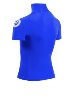 Two Bare Feet Junior "Logo" Short Sleeve Rash Vest (Blue) -Ocean Glide Ready kids short sleeve blue 4