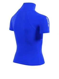 Two Bare Feet Junior "Logo" Short Sleeve Rash Vest (Blue) -Ocean Glide Ready kids short sleeve blue 6