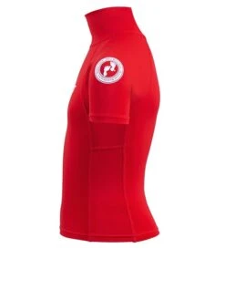 Two Bare Feet Junior "Logo" Short Sleeve Rash Vest (Red) 10 Two Bare Feet Junior "Logo" Short Sleeve Rash Vest (Red) -Ocean Glide Ready kids short sleeve red 3