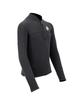 Two Bare Feet Junior Thermal Quarter Zip Watersports Fleece -Ocean Glide Ready kids thermal quarter zip watersports fleece black 8