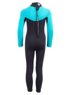Two Bare Feet Thunderclap 2.5mm Junior Wetsuit (Aqua / Black) -Ocean Glide Ready kids thunderclap full wetsuit aqua 5