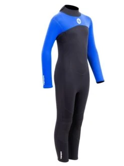 Two Bare Feet Thunderclap 2.5mm Junior Wetsuit (Blue / Black) -Ocean Glide Ready kids thunderclap full wetsuit blue 8