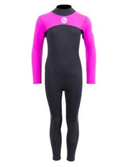 Two Bare Feet Thunderclap 2.5mm Junior Wetsuit (Pink / Black)