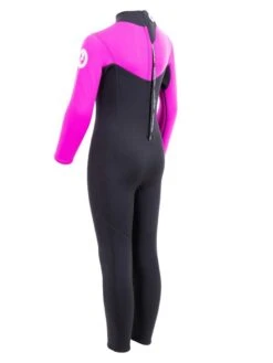 Two Bare Feet Thunderclap 2.5mm Junior Wetsuit (Pink / Black) -Ocean Glide Ready kids thunderclap full wetsuit pink 4