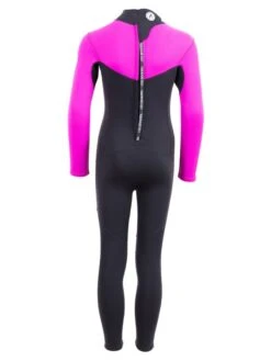 Two Bare Feet Thunderclap 2.5mm Junior Wetsuit (Pink / Black) -Ocean Glide Ready kids thunderclap full wetsuit pink 5