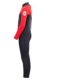 Two Bare Feet Thunderclap 2.5mm Junior Wetsuit (Red / Black) -Ocean Glide Ready kids thunderclap full wetsuit red 3 1