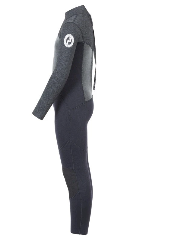 Two Bare Feet Thunderclap Pro 5/4mm Junior Winter Wetsuit (Black / Dark Grey) 3 Two Bare Feet Thunderclap Pro 5/4mm Junior Winter Wetsuit (Black / Dark Grey) - Image 3